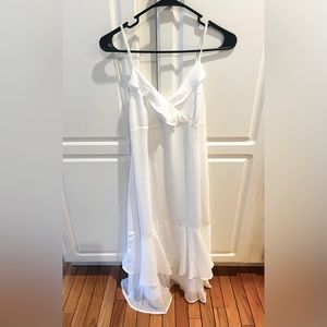 Express White Flowy Dress NWOT size XXS